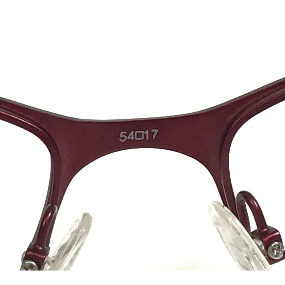 BCBGMAXAZRIA Eyeglasses Frames BRYNNE WINE Red Cat Eye Full Rim 54-17-135